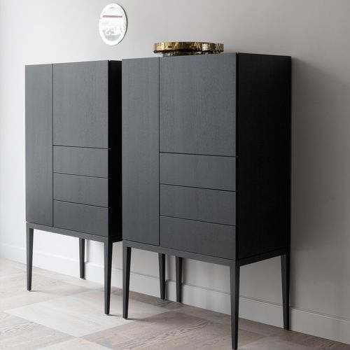 Credenza alta M1129 MINT Furniture moderna / in rovere / in frassino