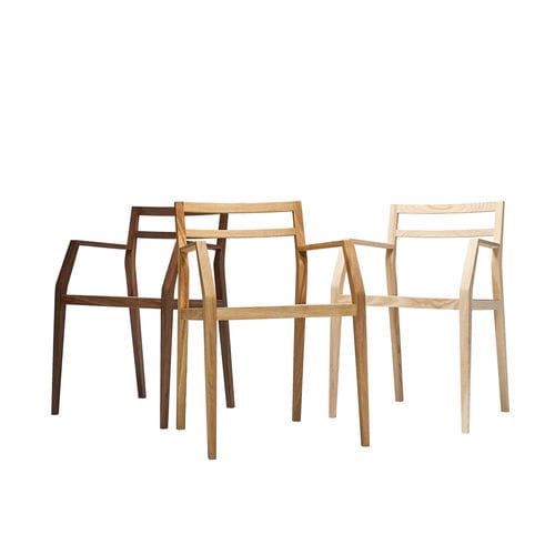 Sedia contemporanea - EMMA Plus  - MINT Furniture - da interno / in tessuto / con supporto in quercia