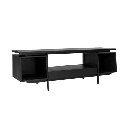 Mobile porta TV contemporaneo - CONTE - MINT Furniture - lowboard / con vano contenitore / in rovere