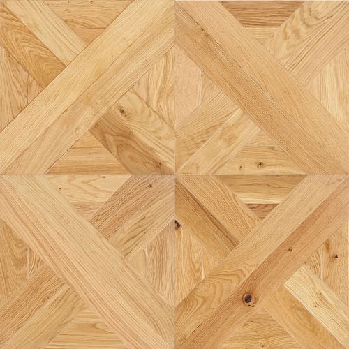 Parquet multistrato - SQUARE GRAND PALAIS OLD STYLE: WHITE OAK NATURAL - TEKA Parquet - in rovere bianco / inchiodato / flottante