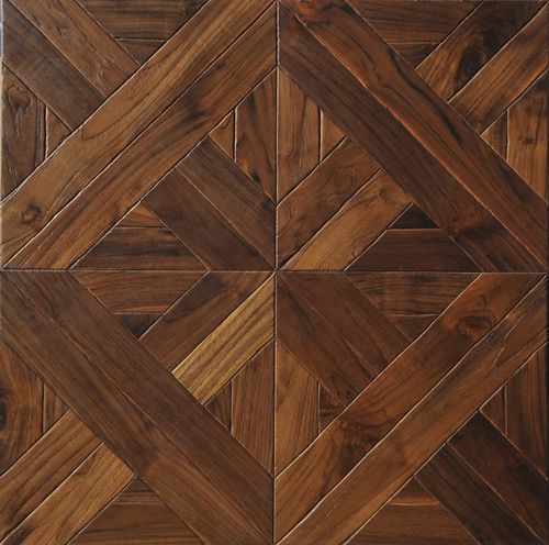 Parquet multistrato - SQUARE GRAND PALAIS OLD STYLE: WHITE OAK - TEKA Parquet - in rovere bianco / inchiodato / flottante