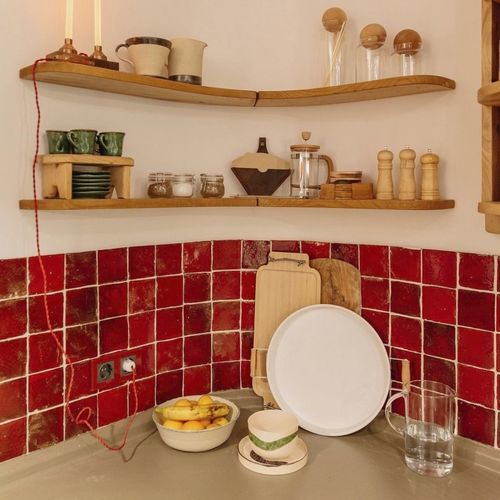 Piastrella in ceramica - ES005 - PIKARO HANDMADE TILES - opaca / da interno / da bagno