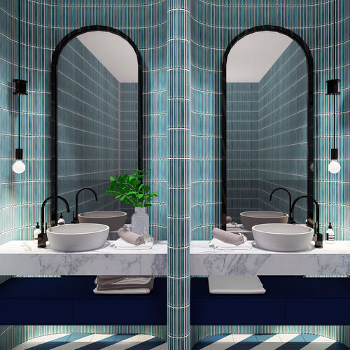 Piastrella in porcellana - ES130 - PIKARO HANDMADE TILES - lucida / da interno / da esterno