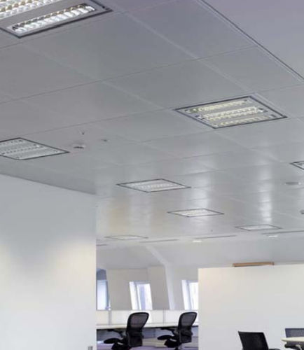 Controsoffitto in alluminio - NONIUS CLIP-IN - SEMS METAL A.S - in pannelli / acustico / perforato