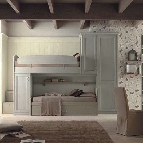 Letto a castello - NUOVO MONDO N11 - Scandola - singolo / contemporaneo / con contenitore