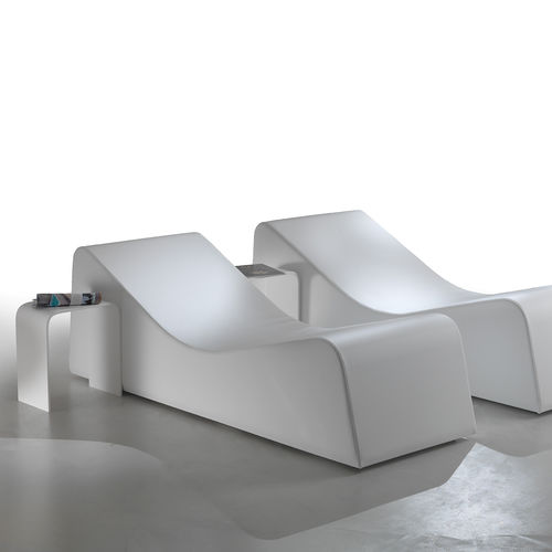 Chaise longue contemporanea - EASY/EASY CHAIR - Carmenta Wellness - in tessuto / per centro benessere / con schienale regolabile