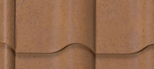 Tegola a incastro - TERRACOTTA - MATTERHORN METAL ROOFING - in metallo / aspetto tradizionale