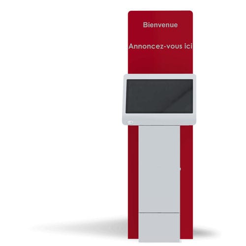 Terminale interattivo multimediale - MK 1250A - Cube Digital Media - per zona reception / con touch screen