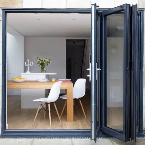 Vetrata a libro - ULTRA SLIM - SKYGLAZE - in alluminio / a doppi vetri / a tripli vetri