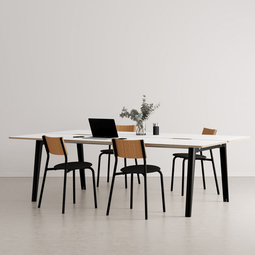 Scrivania per open space - MODERN - TIPTOE - da terra / da 4 persone / contemporanea