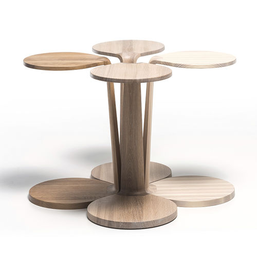 Tavolo d'appoggio contemporaneo - PRIMUM - MS&WOOD - in rovere / in frassino / in noce americano