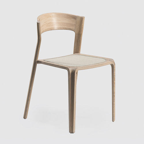 Sedia contemporanea - PRIMUM - MS&WOOD - da interno / in rete / in rovere
