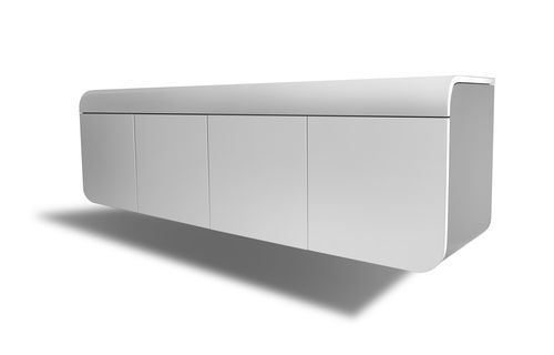 Credenza a muro - RKNL - contemporanea / in MDF laccato / bianca