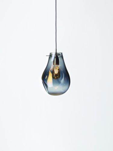 Lampada a sospensione - SOAP (silver/gold/blue) - BOMMA - in vetro / contemporanea / con cavo