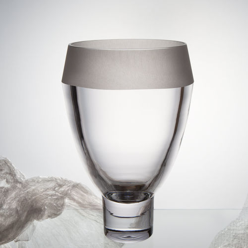 Vaso contemporaneo - EDGE - BOMMA - in cristallo