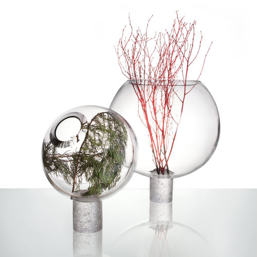 Vaso design originale - GLOBE - BOMMA - in cristallo