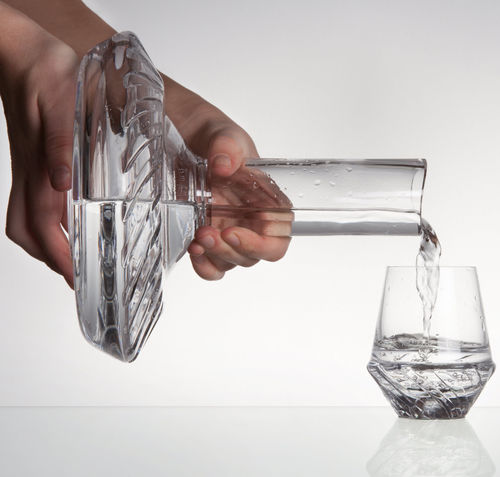 Caraffa in vetro - INVOLUTE GEARING - BOMMA - per ristorante gourmet