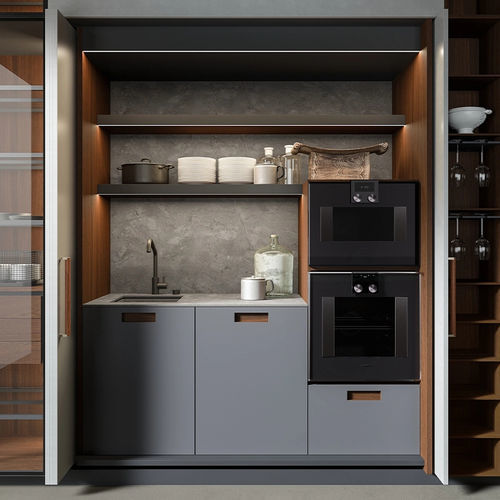 mobile alto per cucina contemporaneo - Boffi