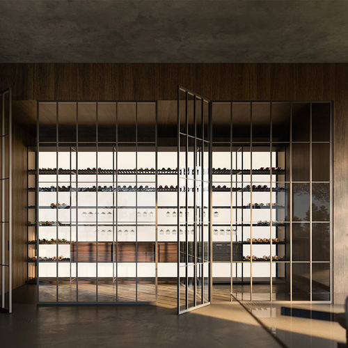 Cantinetta di servizio - Antibes - Boffi - installazione libera / in legno / vetrata