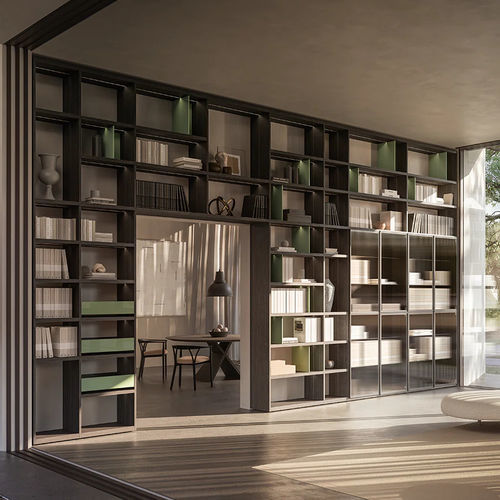 Sistema di scaffali a muro - ANTIBES - Boffi - autoportante / pavimento-soffitto / contemporaneo