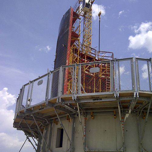 Cassaforma circolare - CTR 4010 - sateco - in metallo / per muro / regolabile