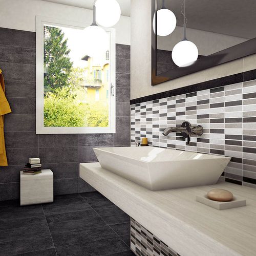 Piastrella in ceramica - FREESTYLE - Paul & Co Ceramiche - levigata / con motivo stampato / da bagno