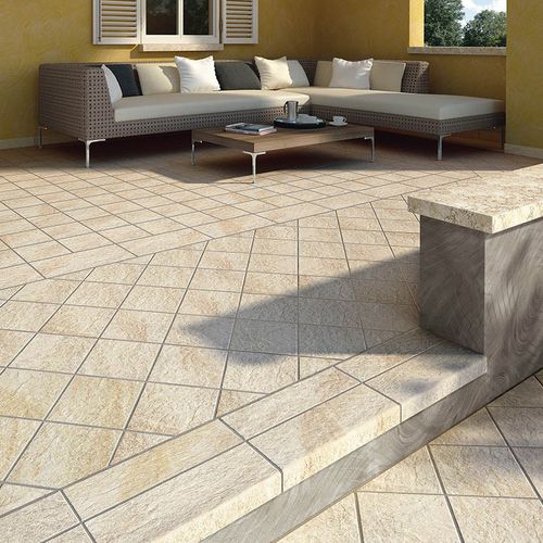 Piastrella in gres porcellanato - OUTFIT - Paul & Co Ceramiche - levigata / da esterno / per pavimento