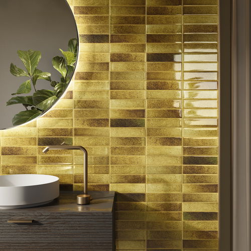 Piastrella in ceramica - INCENSUM - AcquarioDue - lucida / da interno / da bagno