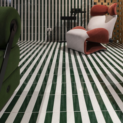Piastrella in ceramica - MATTONCINO - AcquarioDue - lucida / per interni / da bagno