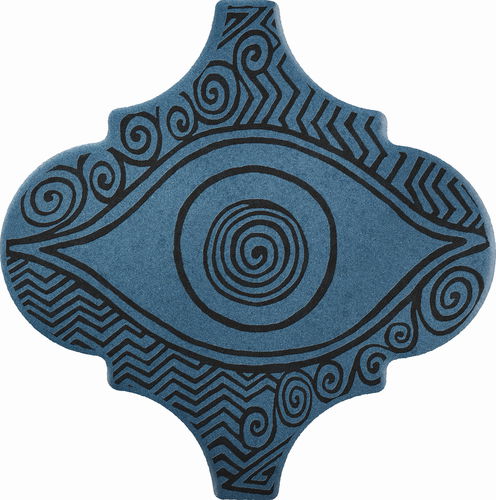 Piastrella in ceramica - KLIMT KL8 W316 - AcquarioDue - opaca / indoor / da bagno
