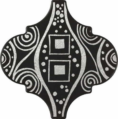 Piastrella in ceramica - KLIMT KL7 SILVER W355 - AcquarioDue - opaca / levigata / lucida