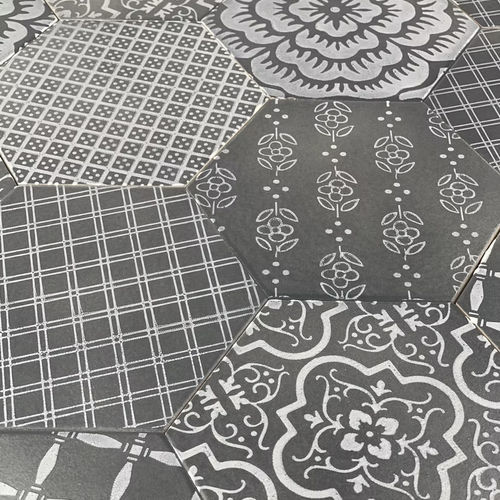 Piastrella in ceramica - EXA16 W350 DECOR - AcquarioDue - opaca / da interno / da bagno