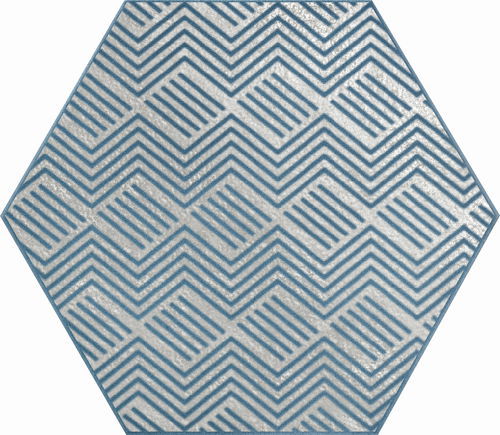 Piastrella in ceramica - EXA16 PATTERN P3 - AcquarioDue - opaca / da interno / da bagno