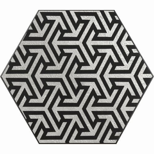 Piastrella in ceramica - EXA16 PATTERN P2 - AcquarioDue - opaca / da interno / da bagno