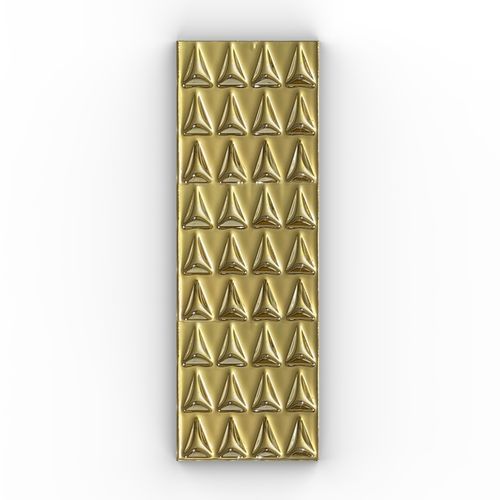Piastrella in ceramica - KUSPIS_ORO_LUCIDO - AcquarioDue - opaca / lucida / 3D