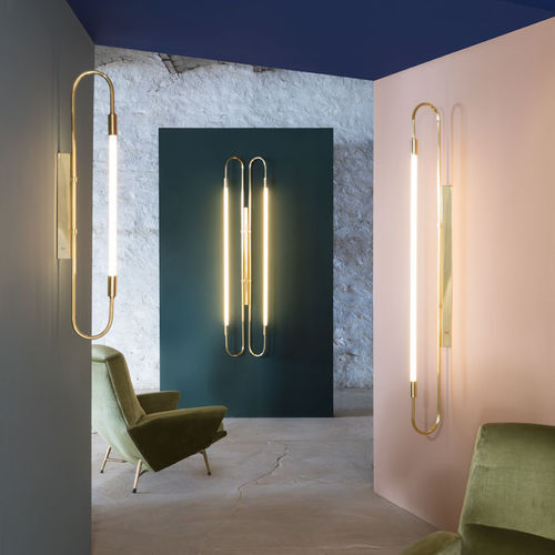 Applique contemporanea - NEON DOUBLE - MAGIC CIRCUS EDITION - da interno / in ottone / in ottone lucidato