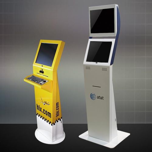 Terminale interattivo da interno - STEALTH - Kiosk Information Systems - da esterno / con touch screen