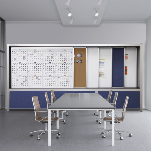 Tabellone magnetico - PLANVIEW - Magnatag Visible Systems - cancellabile / da parete / autoportante