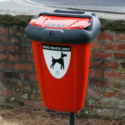 Portarifiuti pubblico - RETRIEVER 50™  - Glasdon Group Limited - da parete / in plastica riciclata / con coperchio
