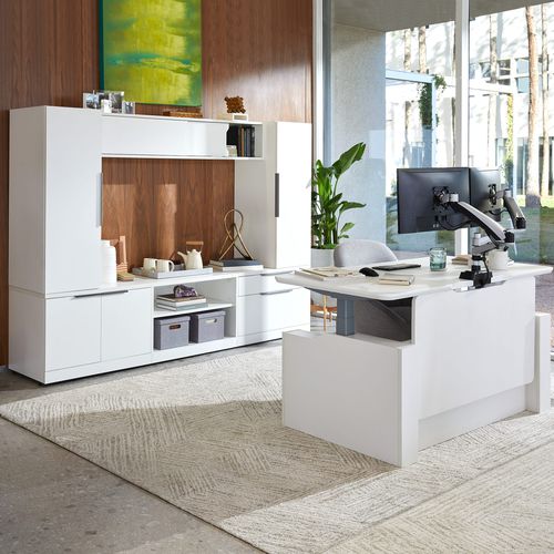 Scrivania direzionale - CB-EXECCLCTNWT - VARIDESK - da terra / contemporanea / in laminato