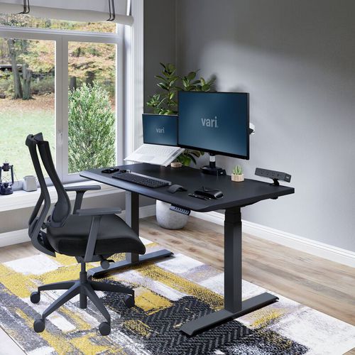 Scrivania da terra - 402273 - VARIDESK - contemporanea / in legno / in metallo