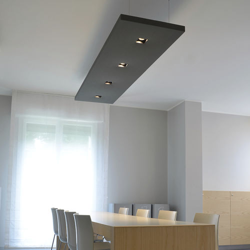 Profilo luminoso sospeso - Caruso Acoustic - a soffitto / LED / dimmerabile