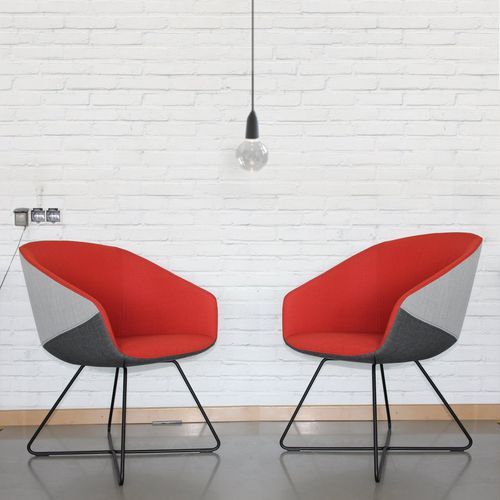 Sedia visitatore contemporanea - OCCO : OC 290, OC W 720 - BEJOT SP. Z O.O. - da interno / in metallo / in tessuto