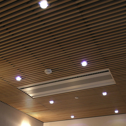 Controsoffitto in legno - LAUDER LINEA 2.9.10 - Process Bois by Laudescher - a doghe / acustico
