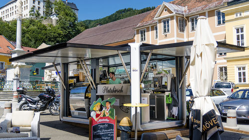 Chiosco a energia solare - CUBOX_BAR - HBT Energietechnik e.U. - da catering / in acciaio