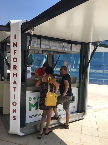 Chiosco a energia solare - CUBOX Info Point - HBT Energietechnik e.U. - per informazioni / commerciale / in acciaio