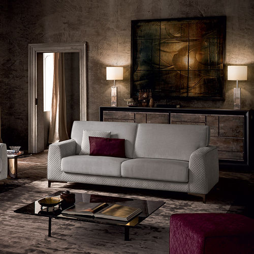 Divano contemporaneo - PAUL - Felis s.r.l. unipersonale - in tessuto / grigio / colore personalizzabile
