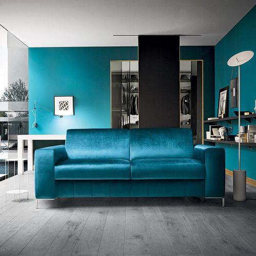 Divano letto - NIXON - Felis s.r.l. unipersonale - contemporaneo / in tessuto / in legno compensato