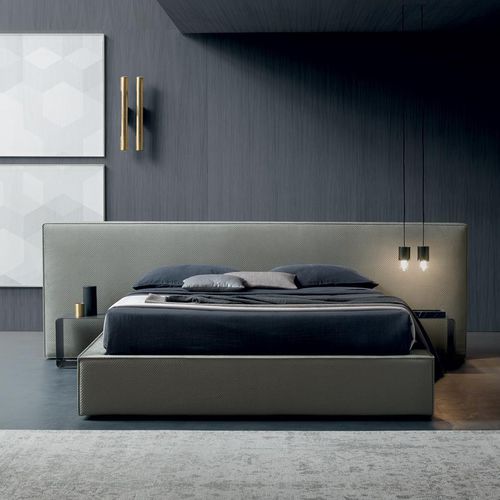 Letto matrimoniale - BOWIE - Felis s.r.l. unipersonale - contemporaneo / imbottito / con testiera