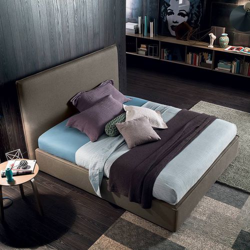 Letto matrimoniale - MILLER - Felis s.r.l. unipersonale - singolo / contemporaneo / imbottito